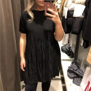 Black everyday tshirt dress
